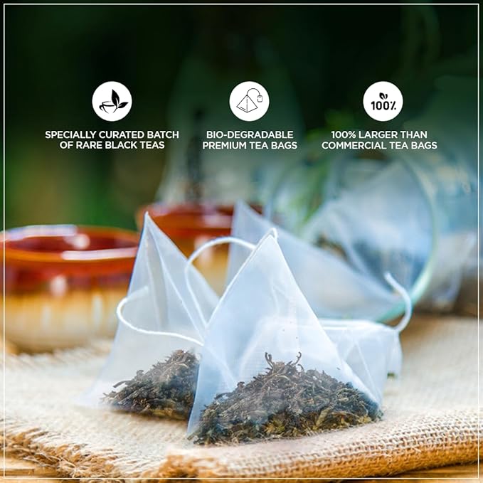 Brook37 Bourbon Street Sip - Premium Exotic 2nd Flush Black Darjeeling Tea | Caffeinated | 20 Tea Bags Canister | Breakfast tea | Award Winning Tea Gifts