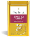 Tea Forte Chamomile Citron Premium Loose Leaf Caffeine-Free Herbal Tea Blend Canister Makes 35-50 Cups