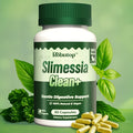 Slimessia Clean+ Gut Cleanse Detox with Moringa Seeds Mulberry Leaves Ginger-Daily Gentle Digestive Support - 30 Capsules - Non-GMO Plant Based - Natural Ingredients