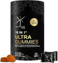 Shilajit Gummies 10-in-1 Ultra Shilajit Gummies | 4000 mg Pure Shilajit Tongkat Ali Maca Root 75% Fulvic Acid | Sugar-Free Vegan 85+ Trace Minerals | 90 Pack