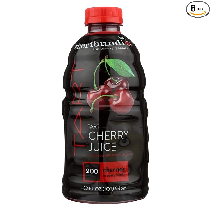 Cheribundi Tru Cherry Tart Juice 32 Ounce - 6 per case.