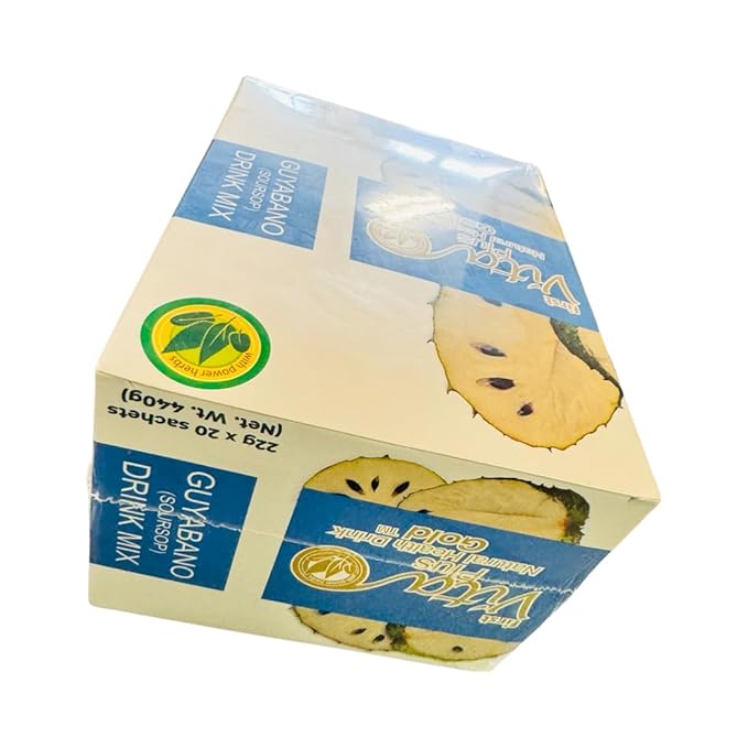First Vita Plus Natural Health Drink Guyabano Soursop Gold 40 Sachets (2 Boxes)