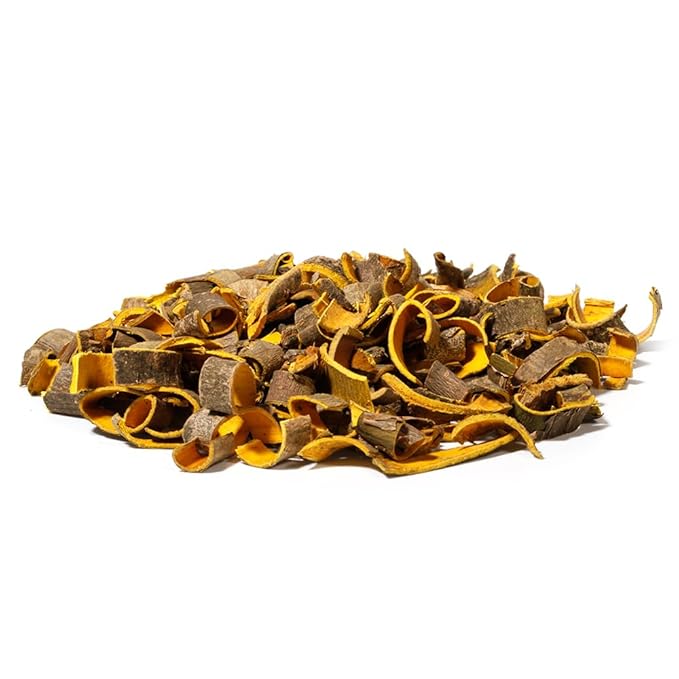 Hapsmiley Amur Cork Tree Bark (philodendron amurense bark/黄柏/Huang Bo) Dried Bulk Herbs – 3.5 oz (100g)