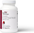 Bariatric Advantage Chewable Essential Multivitamin Without Iron - 200 DV of Key Nutrients - Trace Mineral Support* - Multivitamins for Bariatric Patients - Berry - 60 Count