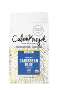 Cafe Kreyol Organic Caribbean Blue | 12 oz - Haitian Blue Light Roast Whole Bean Coffee