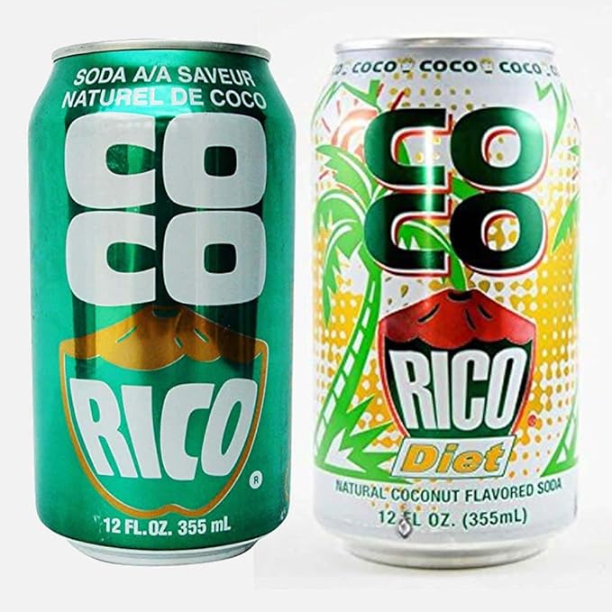 Coco Rico Diet Soda 12 oz - 6 pack