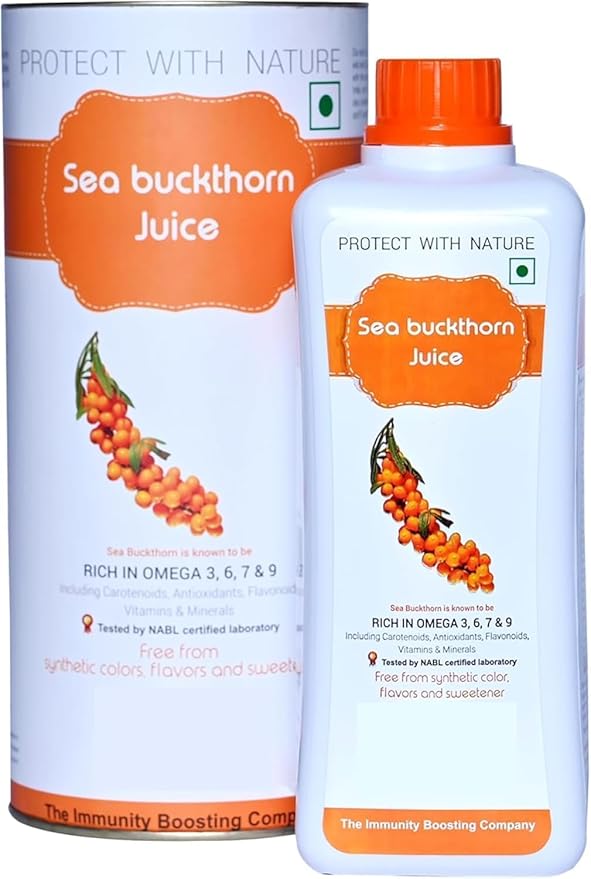 1Pack Herbal Sea Buckthorn Jui.ce - 250 Ml / 8.45 Fl Oz - Sea Buckthorn Pu.lp | Makes 50 Glasses