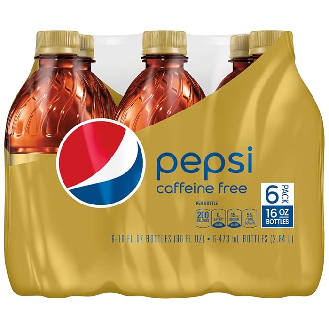 Caffeine Free Pepsi Cola 16 fl oz 6 pack