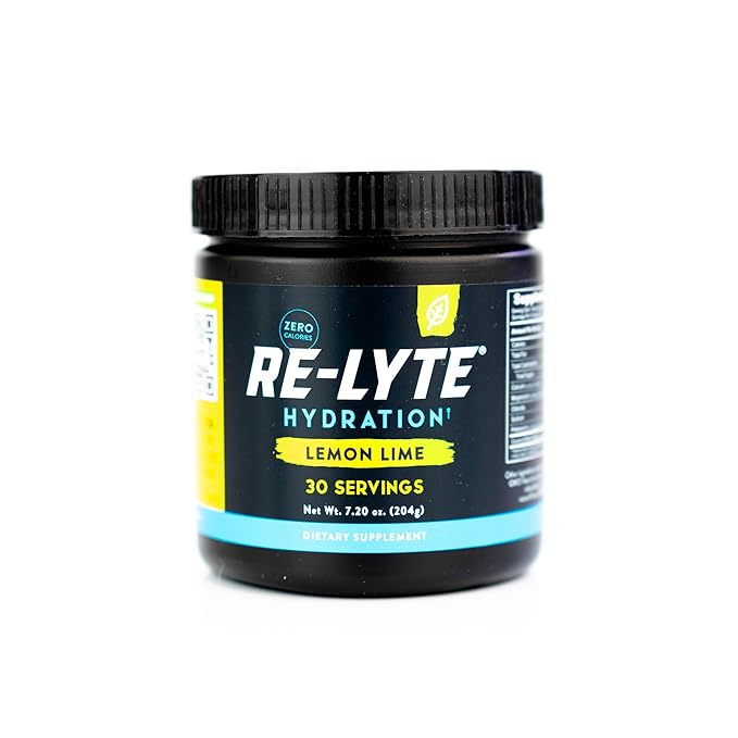 REDMOND Re-Lyte Electrolyte Drink Mix Lemon Lime 30 serving SMALL 6.88oz jar