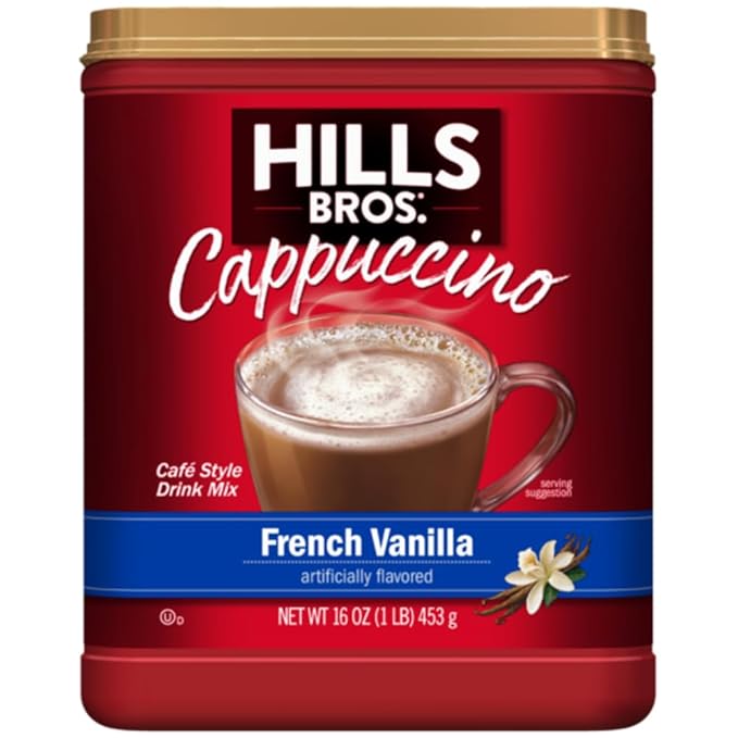 Hills Bros. Cappuccino (Double Mocha White Chocolate Caramel &amp French Vanilla) Variety Pack