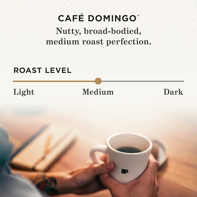 Peet's Coffee Medium Roast Keurig K-Cup Pods 100% Arabica Coffee - Café Domingo 54 Count (1 Box of 54 Pods)