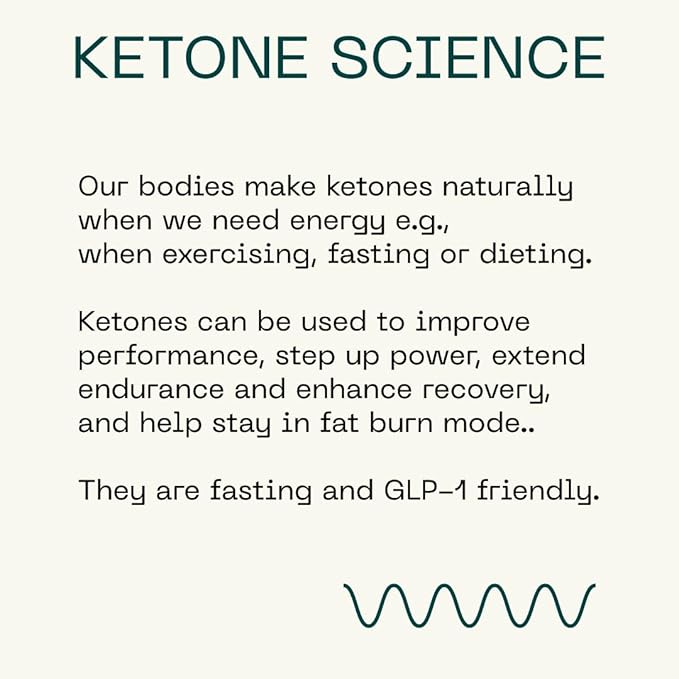 KEY Ketone Drink - Ketones for Energy &amp Focus Sugar Free &amp Low Caffeine from Green Tea with L-Theanine No Crash or Jitters All Natural Lightly Carbonated Grapefruit Peach (Pack of 12)