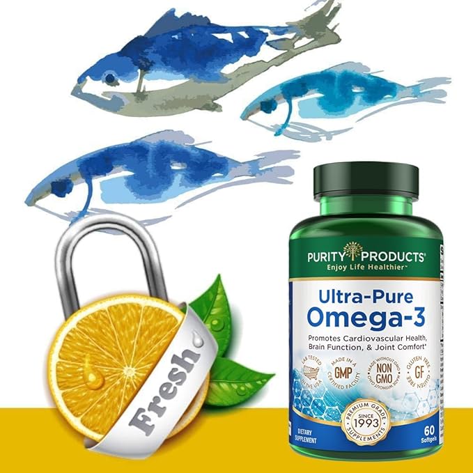 Purity Products - Ultra Pure Omega 3 60 softgels