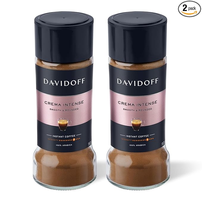 Davidoff Crema Intense Coffee Bottle 2 x 90 g