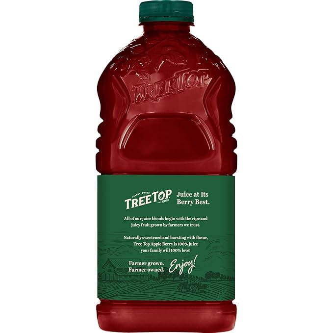Tree Top Apple Berry Juice 64 Fl Oz (Pack of 8)