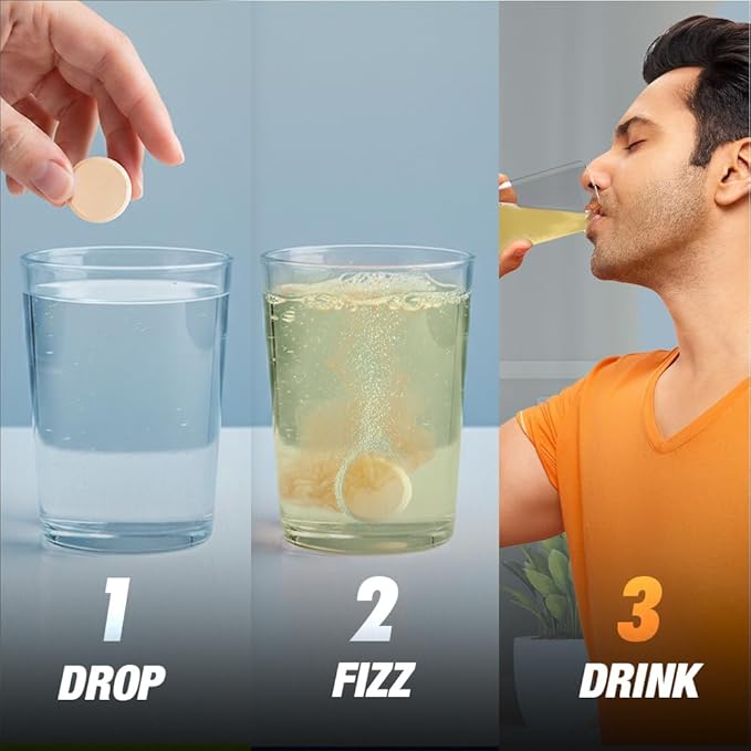 Fast&ampUp Reload Instant Energy and Hydration Sports Drink - Pack of 4 tubes with 20 tablets each - Lime&ampLemon Flavour