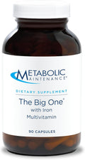 Metabolic Maintenance The Big One Multivitamin with Iron - Multivitamin for Women and Men with Vitamin A C E Minerals Methylated B Complex Multi Vitamin - 90 Capsules