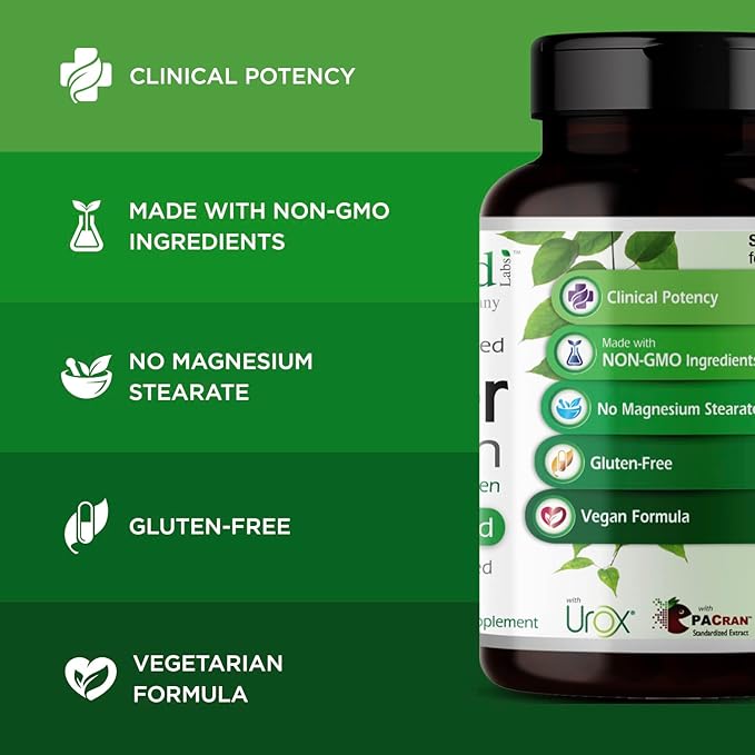 EMERALD LABS Bladder Health - Cranberry Extract Supplement with Pumpkin Seed Extract &amp Horsetail - Offers Urinary Tract Support* - 60 Vegetable Capsules (30-Day Supply)