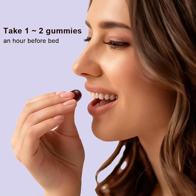 DreamOn Sleep Optimization Gummies with Reishi Cordyceps Lions Mane Turkey Tail L-Theanine Magnesium &amp 2.5mg Melatonin for Sleep Support 60 Gummies