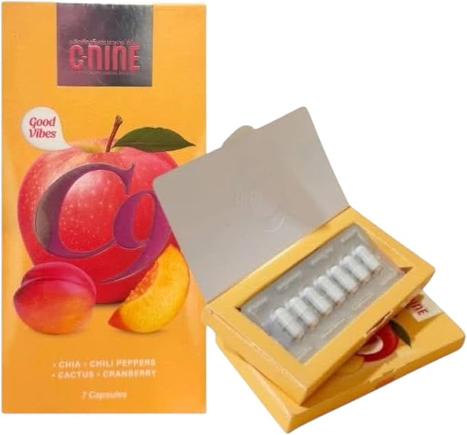 C-Nine C9 Dietary Supplement 7 Caps with Chia Chili Cactus &amp Cranberry