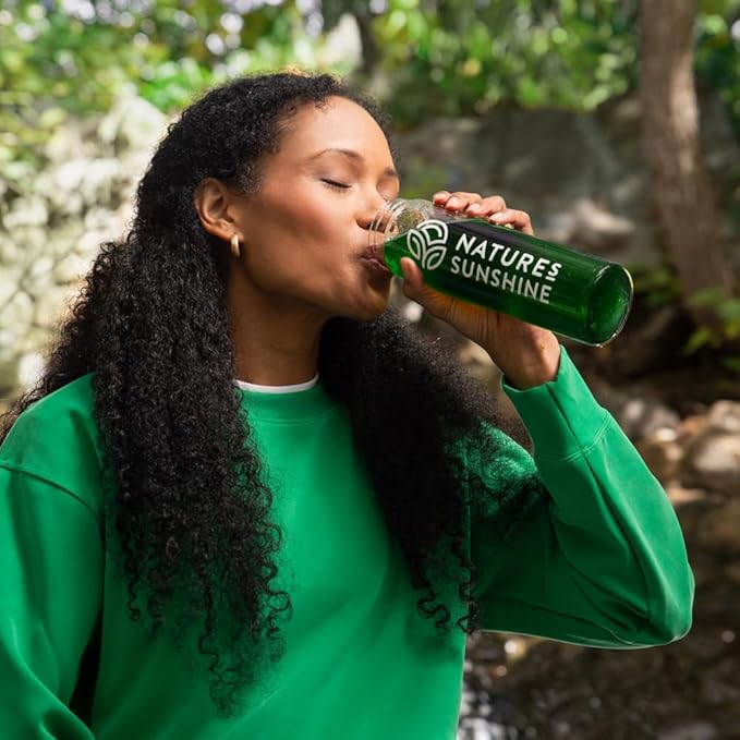 Nature's Sunshine Chlorophyll Stick Packs: Supercharge Your Detox and Boost Gut Health in Convenient Delicious Stick Packs (Spearmint)