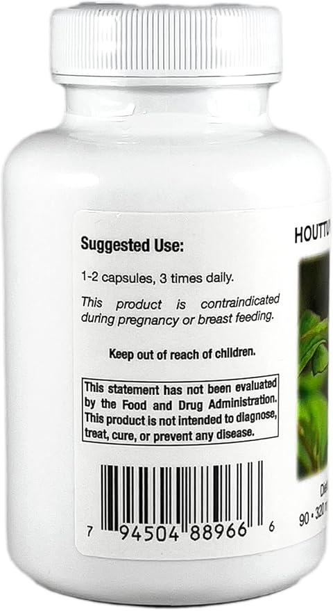 Supreme Nutrition Houttuynia Supreme 90 Pure Herb Vegetarian Capsules