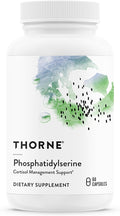 THORNE - Phosphatidylserine - Supports Healthy Brain Function Memory &amp Focus - Helps Regulate Cortisol During Stress* - Third-Party Certified - Gluten-Free Dairy-Free - 60 Capsules