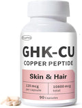 GHK-Cu Peptide Supplement for Skin &amp Hair GHK Copper Peptide Capsules Easy to Take Precisely Dosed – 90 Vegan Capsules