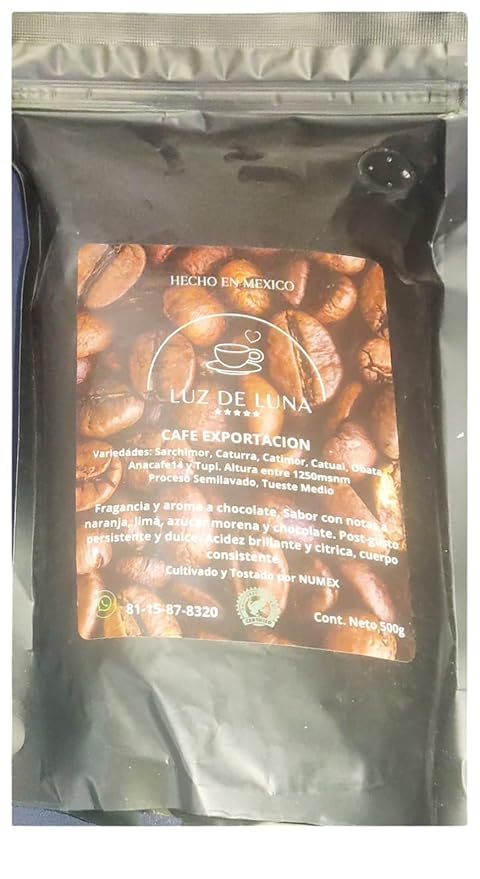 LUZ DE LUNA Ground Mexican Coffee 500g