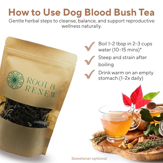 Jamaican Dog Blood Herb - 100% Natural Wild-Harvested Dog Blood Bush Tea Dried Herbal Leaves for Cleansing and Wellness Pure Jamaican Dog Blood Bush Fertility Tea No Additives No Fillers - (4 oz)