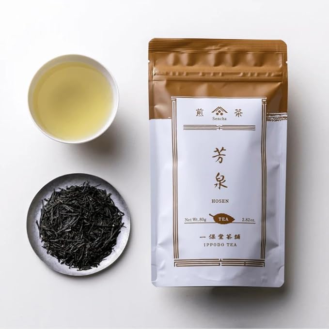 Ippodo Tea - Hosen Sencha (2.82oz Bag) - Medium &amp Balanced - For Everyday Enjoyment - Kyoto Since 1717