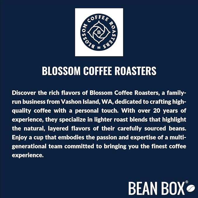 Deja Vu Blend - Roasted by Blossom Coffee Roasters - Whole Bean Coffee - 12 Ounce Bag