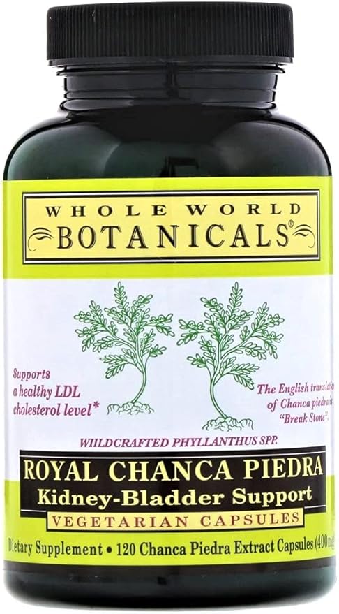 Whole World Botanicals Royal Chanca Piedra™ Kidney-Bladder Support 120 Veg Capsules for Kidney and Bladder Health