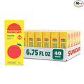 SunCup 100% Juice Boxes for Kids | No Added Sugar No Dyes No Preservatives | Trusted in Schools Across 49 States | Bulk Pack with Straw (6.75 oz (40 Pack) Apple)