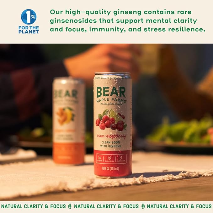 Bear Maple Farms | The Clean Soda Company | Low Calorie | Naturally Sweetened | Yuzu Clean Soda