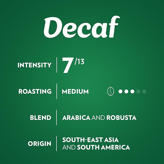 Lavazza Espresso Maestro Decaf (DEK) Aluminum Capsules Compatible with Nespresso* Original Machines Medium Espresso Roast Arabica and Robusta Blend Packaging Vary10 Count(Pack of 12)