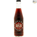 Boylan Bottling Pure Cane Sugar Soda Pop Creamy Red Birch 12 oz Glass Bottles (Pack of 6)