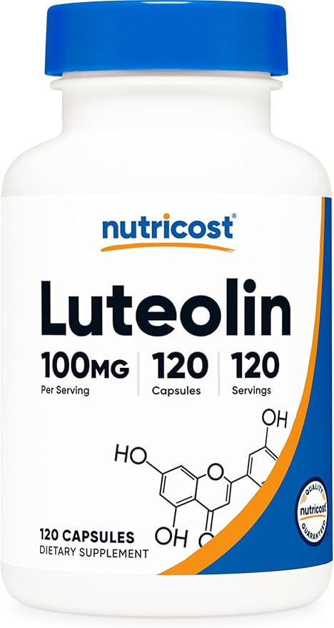 Nutricost Luteolin 100mg 120 Capsules - Vegetarian Friendly Non-GMO Gluten Free