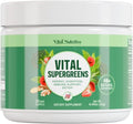 Vital Greens Superfood Powder – New Formula with 40+ Superfoods Daily Green Drink Powder w/Probiotics – Supergreens for Energy Gut Health Digestion Support Plant-Based Vegan Superfoods