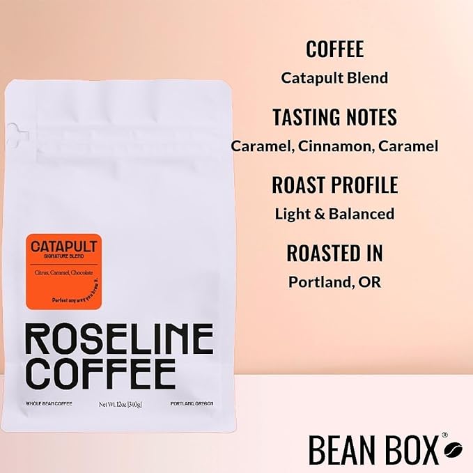 Bean Box Sampler - Roasted by Roseline 3-Pack Whole Bean Gourmet Coffee