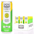 Organic Green Tea + Yerba Mate Drink by Marquis |Antioxidant Infused Sparkling Beverage | Zero Sugars Zero Calories | Citrus Yuzu Flavor Super Tea | Pack of 12 (12 oz Cans)