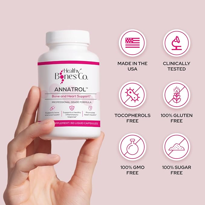 Annatrol Bone Support &amp FORTIBONE Collagen Peptides w/FORTIGEL VERISOL and TENDOFORTE – Complete Bone Joint Skin Hair &amp Nails Support
