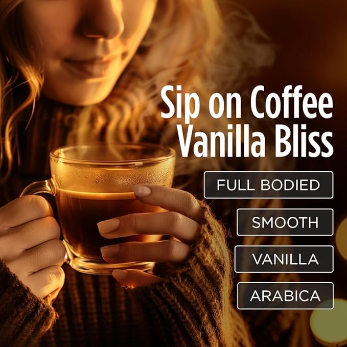 VitaCup Genius Vanilla Keto Coffee Pods w/MCT Oil Turmeric B Vitamins &amp D3 for Energy &amp Focus in Single Serve Pod Compatible with K-Cup Brewers Including Keurig 2.0 16 CT