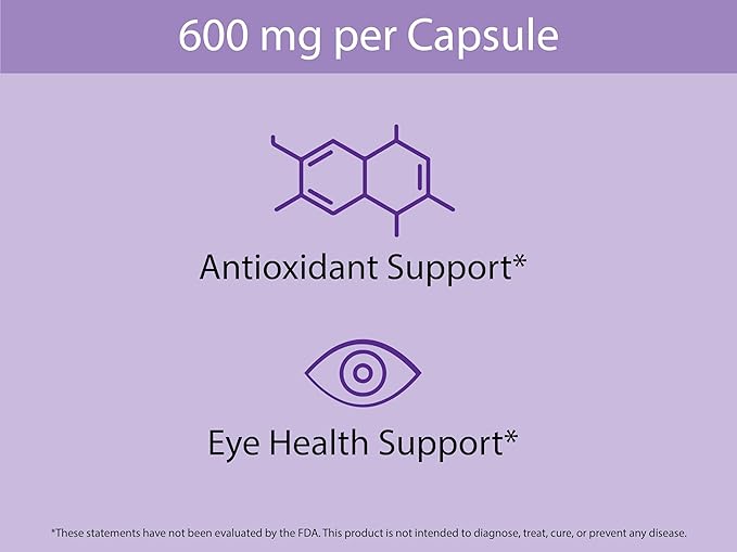 KOYAH - Organic Maqui Berry Capsules - Freeze-Dried Whole-Berry 600 mg Vegan Gluten-Free Non-GMO. Eye Health Support. Antioxidant Support. 60 Capsules