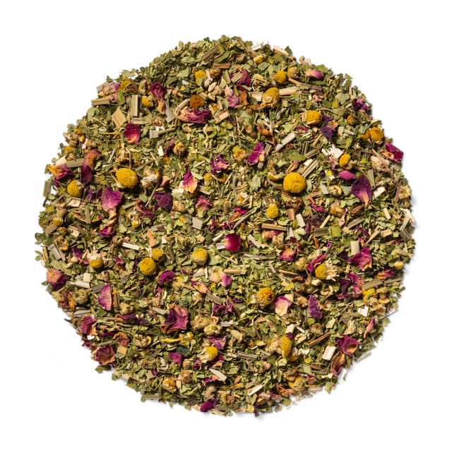 Davidson's Organics Moringa Strawberry Rose Loose Leaf Tea 16-Ounce Bag