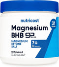 Nutricost Magnesium BHB Salts (250 Grams Unflavored) - Exogenous Ketone Supplement 6.5g Beta-Hydroxybutyrate Per Serving