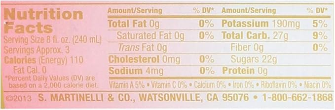 Martinelli's Apple Cranberry 25.4 oz (Pack of 12)