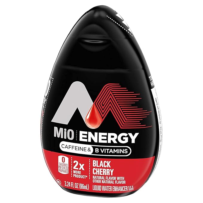 b'Mio Energy Black Cherry Liquid Water Enhancer 1.62 Fl Oz (Pack of 12)'