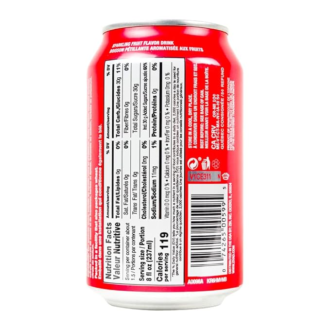 Vimto Sparkling Fruit Flavored Drink – Soda with Natural Black Cherry Raspberry Black Currant – Middle Eastern Formula – Perfect for Ramadan Celebrations – Refreshing Beverage 12 fl oz (Pack of 24