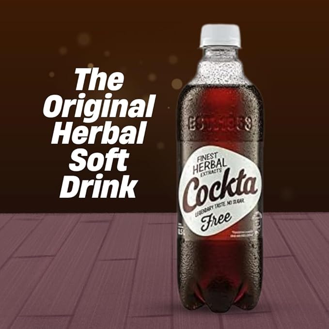 Bottles of Cocktail the original from Croatia non-alcoholic (Cockta Sugar FREE 05 l)